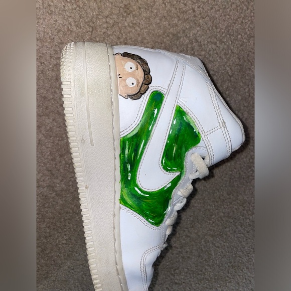 Rick & Morty custom Nike Air Force 1 high-top - Picture 5 of 12